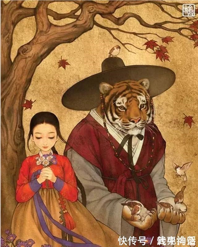 小红帽$当迪士尼角色穿上韩服，白雪公主气质优雅，小红帽和大灰狼好般配