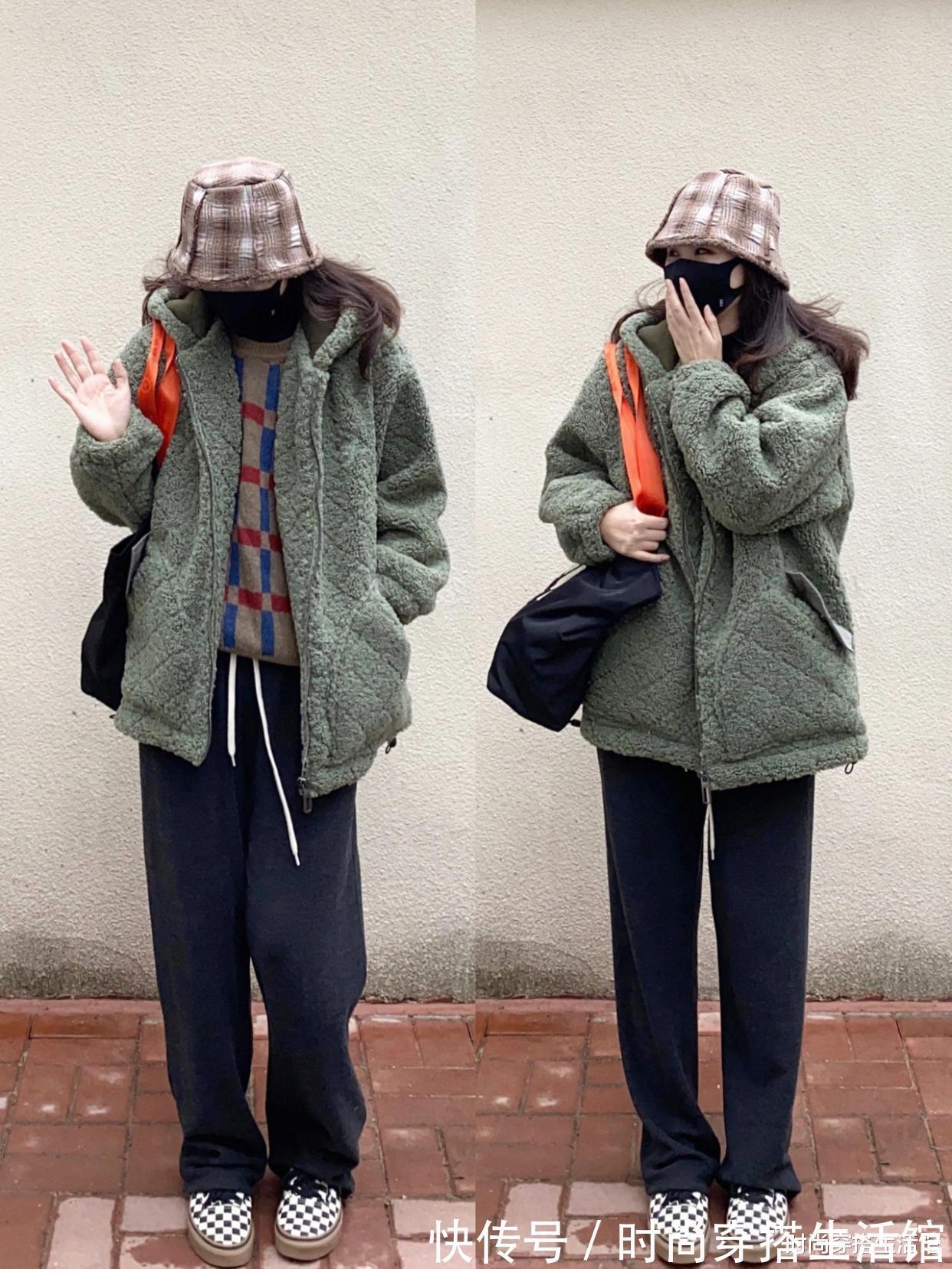 羊羔毛 天冷后火了一种外套,叫“羊羔毛”,简约大方又气质,适合普通人