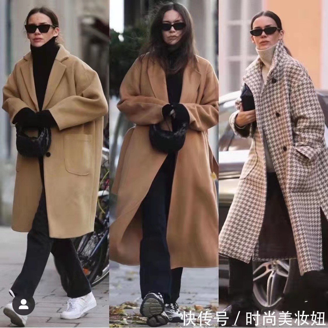 利落 为什么气质好的女人,都喜欢穿“长大衣”?看时尚博主穿搭就懂了