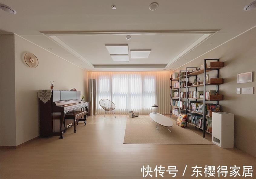 餐边柜|为了两个小公主，109㎡淘汰沙发和电视，温馨轻松的氛围惹人羡慕