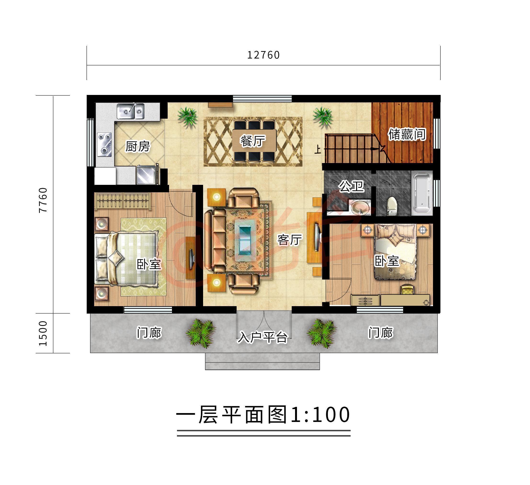 占地面积|想回农村盖二层别墅的朋友该选怎样的造型,这两套中会有你满意的