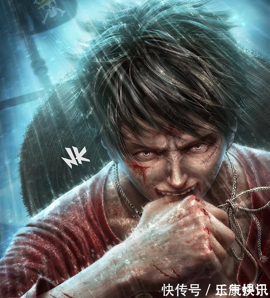 动漫人物|国外画师绘制超写实动漫人物,娜美御姐范十足,索隆的龙卷风帅炸