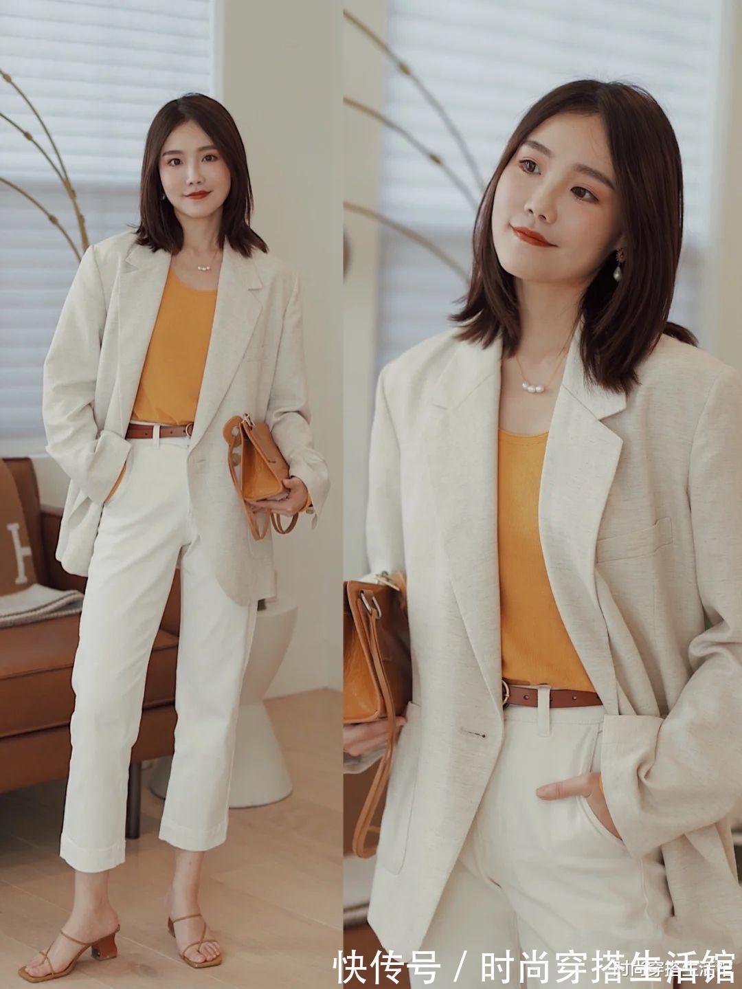小姐姐|这才是“白裤子”该有的样子,有品位的女人这样穿,年轻又时髦
