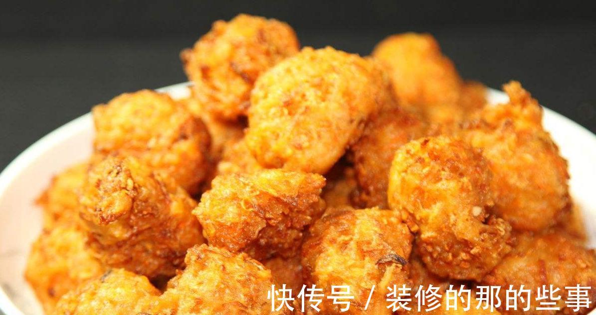 素丸子|炸丸子,多加“1味”食材,劲道不散,又鲜又嫩,都吃好的不得了