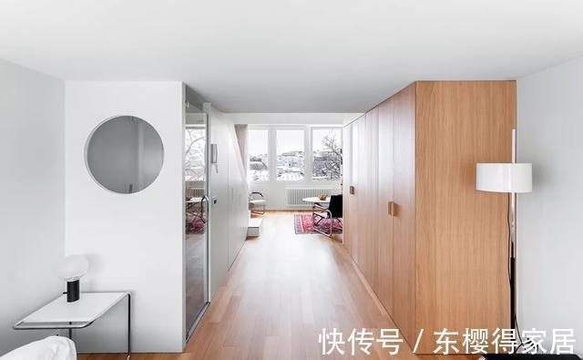 熨烫板|晒晒朋友的33㎡单身公寓,全屋定制柜子,这空间利用真是绝了!