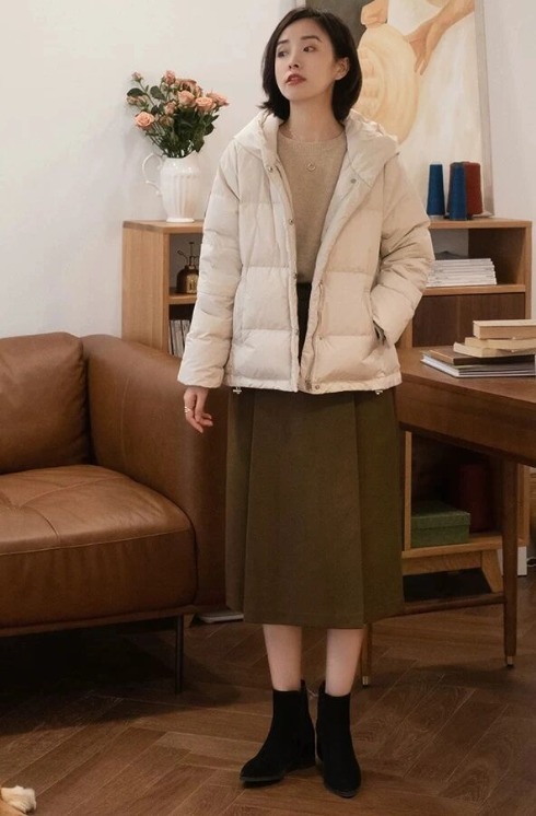 毛毛领 都说羽绒服很土,为什么她们能穿出高级感?答案在这