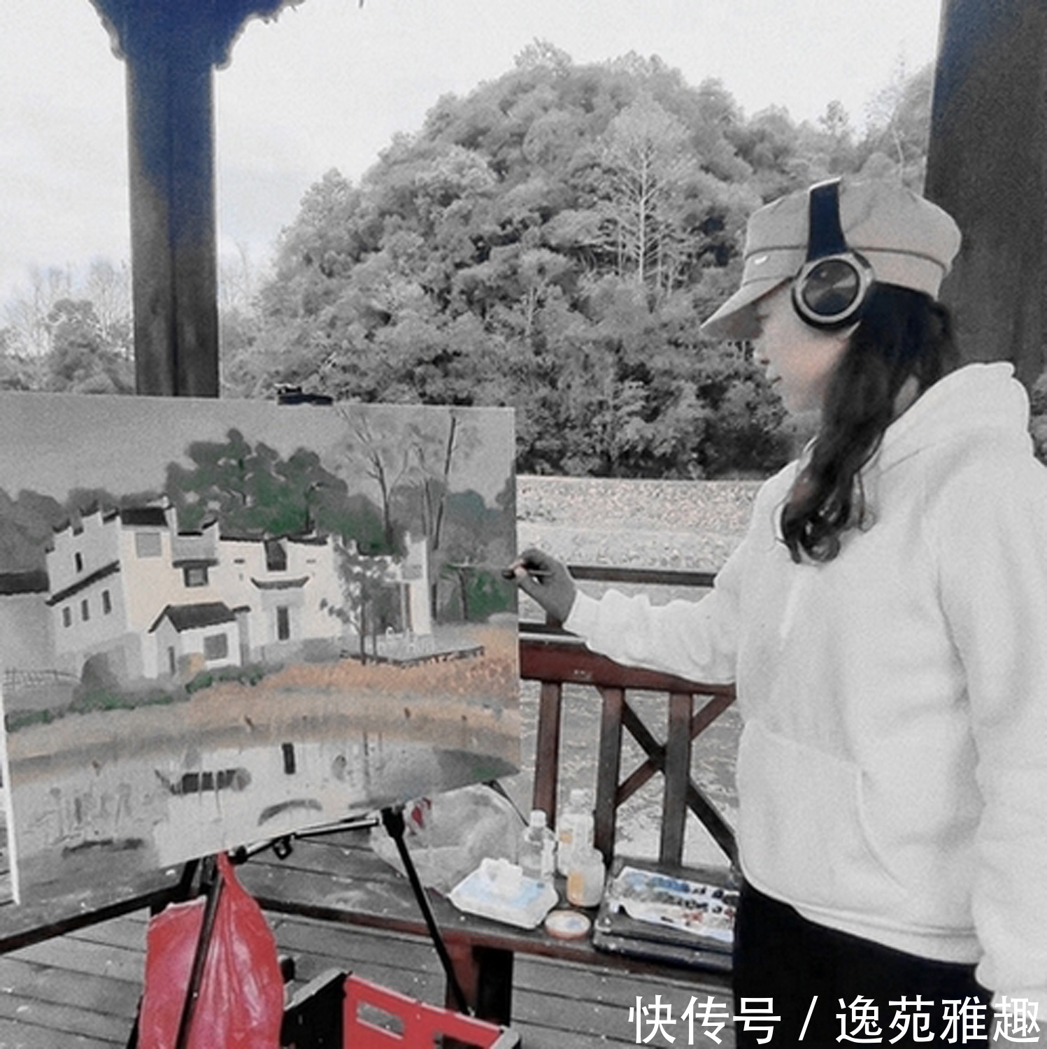 有限公司!中国油画创作研究院写生创作基地在婺源揭牌成立