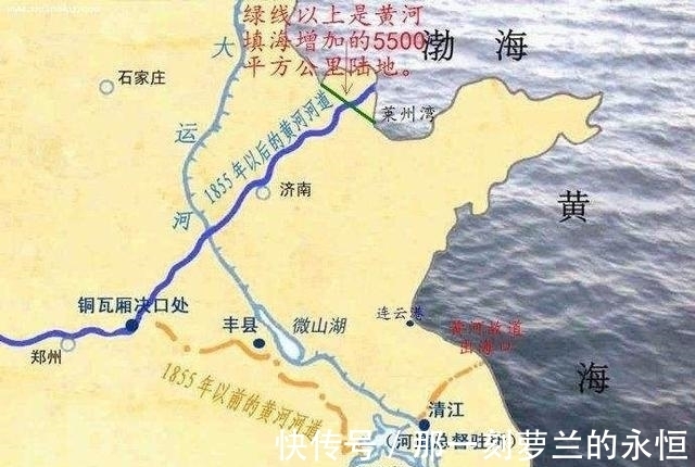 海域|黄河含沙量世界最大，为啥没填平渤海？它填平的海域比渤海大多了