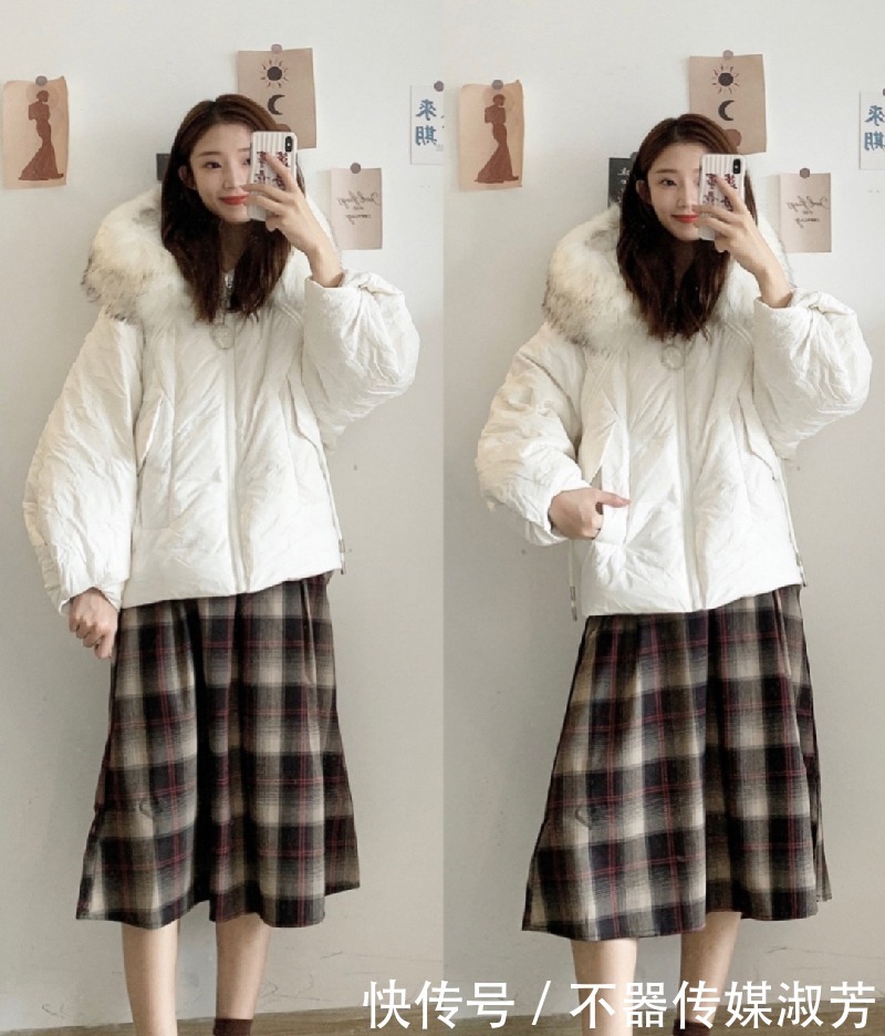 技巧|小个子秋冬棕色系穿搭,小个子的穿搭技巧,这样穿真的很好看的