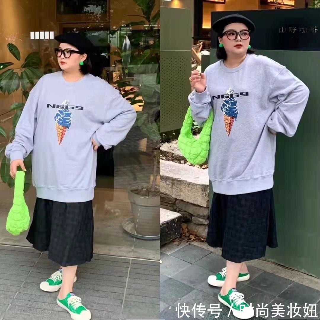 显瘦 这才是“微胖身材”的穿衣典范,扬长避短太显瘦,每套都好看