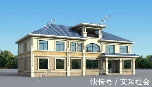 户型|五开间二层自建房布局图,看了谁还在城里买房啊