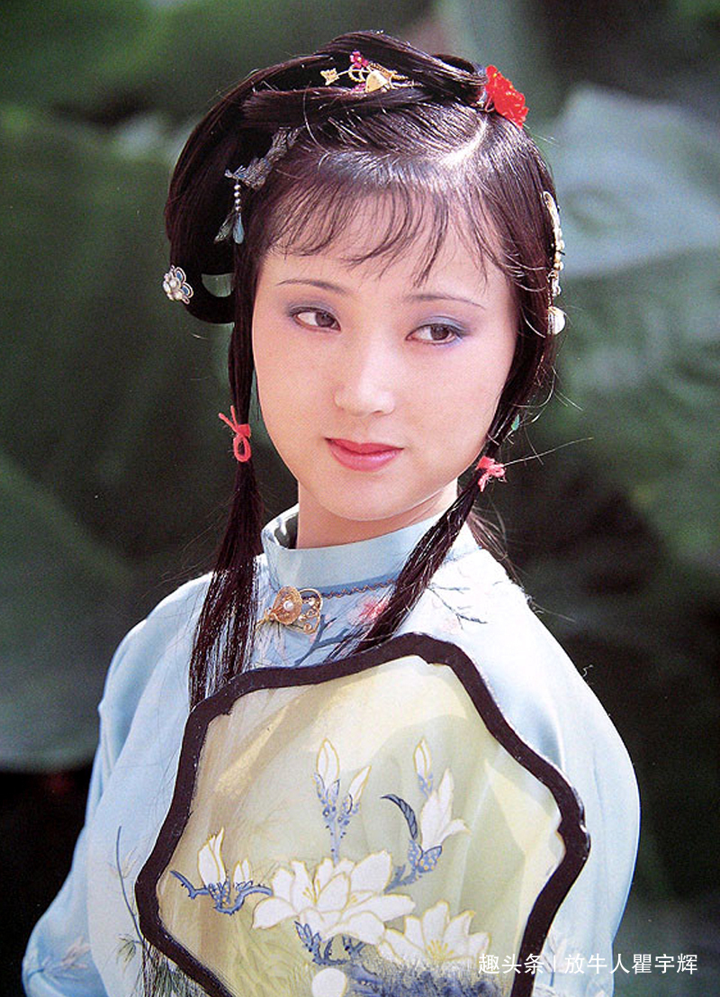 四大美女@陈晓旭,13张红楼梦剧照,真正的古典美人,天上掉下来的林妹妹
