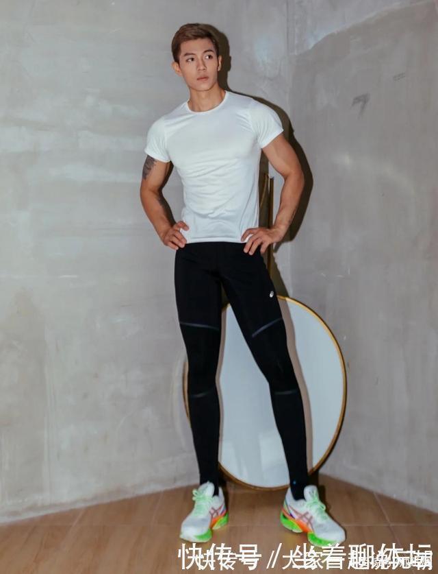 紧身裤|身高187,外型硬朗,酷似混血儿的健身小哥哥,95后气质纹身男!
