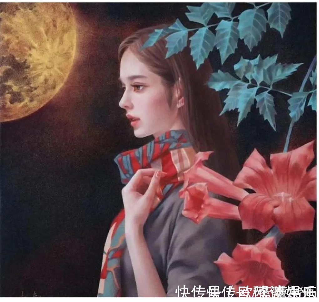 四川美术学院!80后艺术家,将西方油画意境发挥得淋漓尽致,看上去极具美感