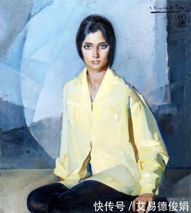 马拉加#他被指定为西班牙国王和王后的肖像画官方画师,擅长画美人