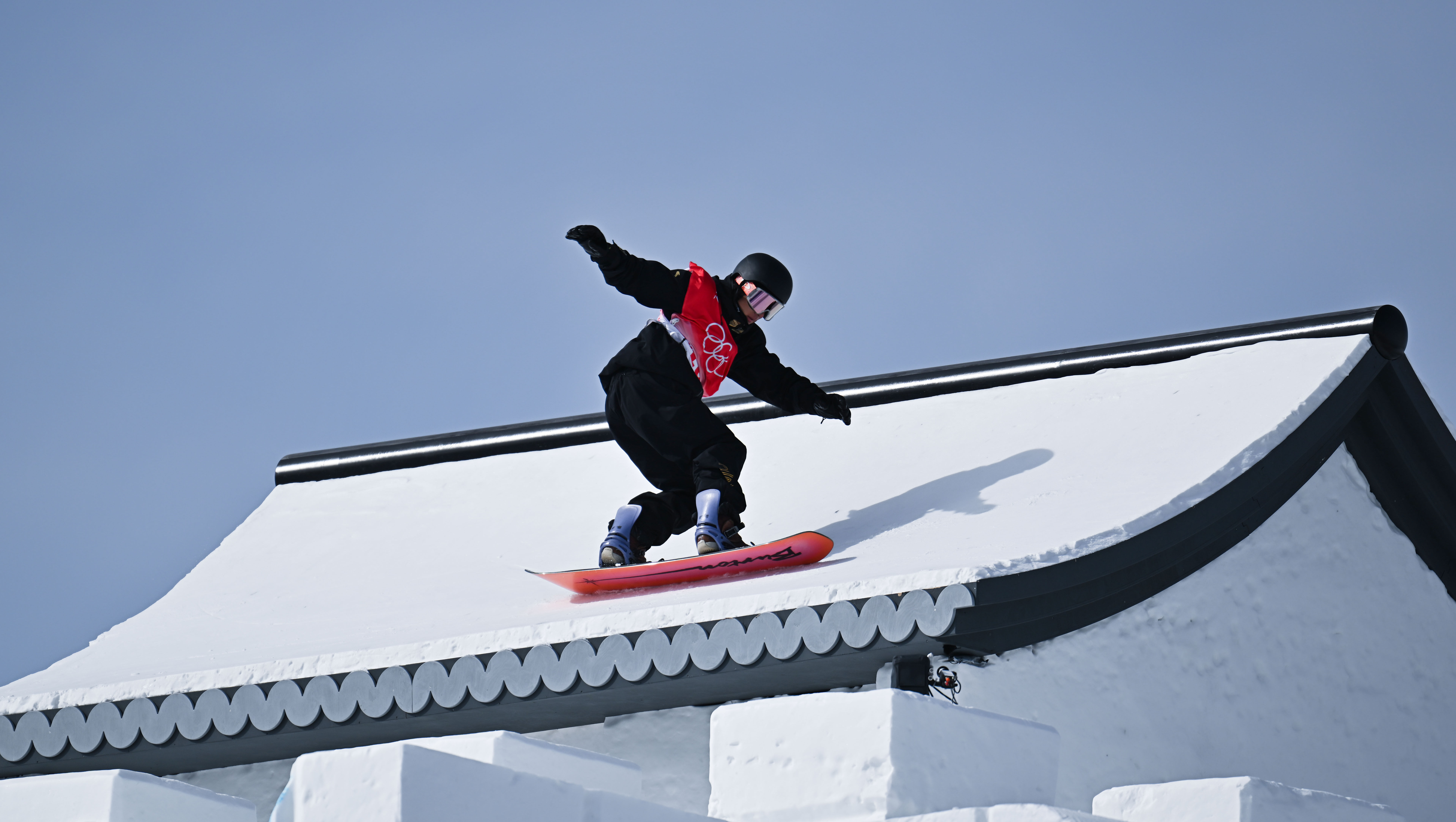 苏翊鸣飞檐走壁的“雪长城” 蓝本取自山海关|北京冬奥会 | 云顶滑雪公园