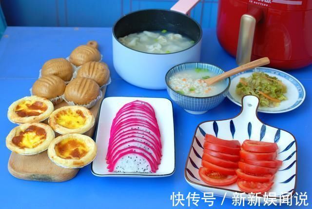 烤蛋挞|30分钟做早餐,有饭有菜有主食,营养又美味,网友:谁看谁想吃