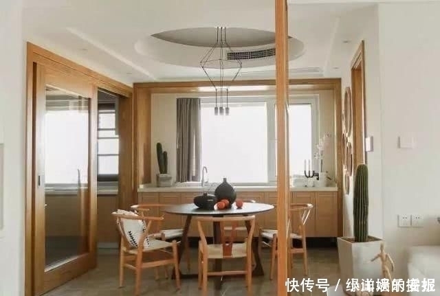 时尚感|142平的简约风三房,木色搭配白色,简洁中透露出时尚感