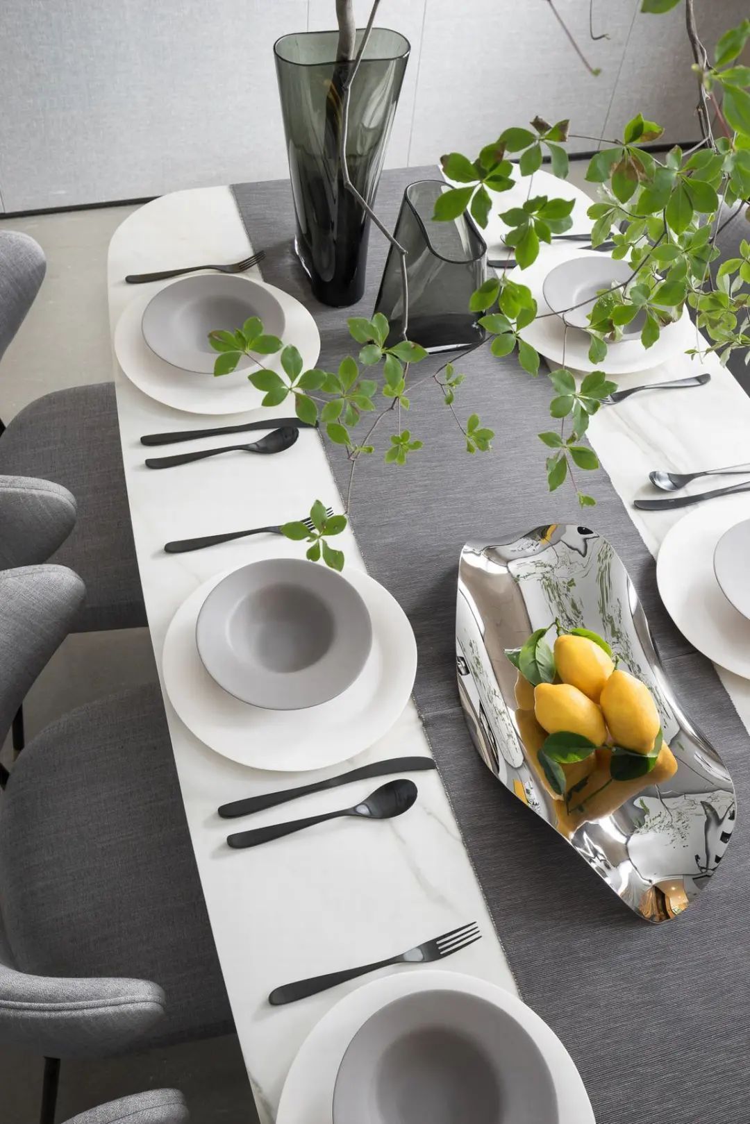 饰品|210㎡联排小别墅,现代大方的布置,配色令人舒适