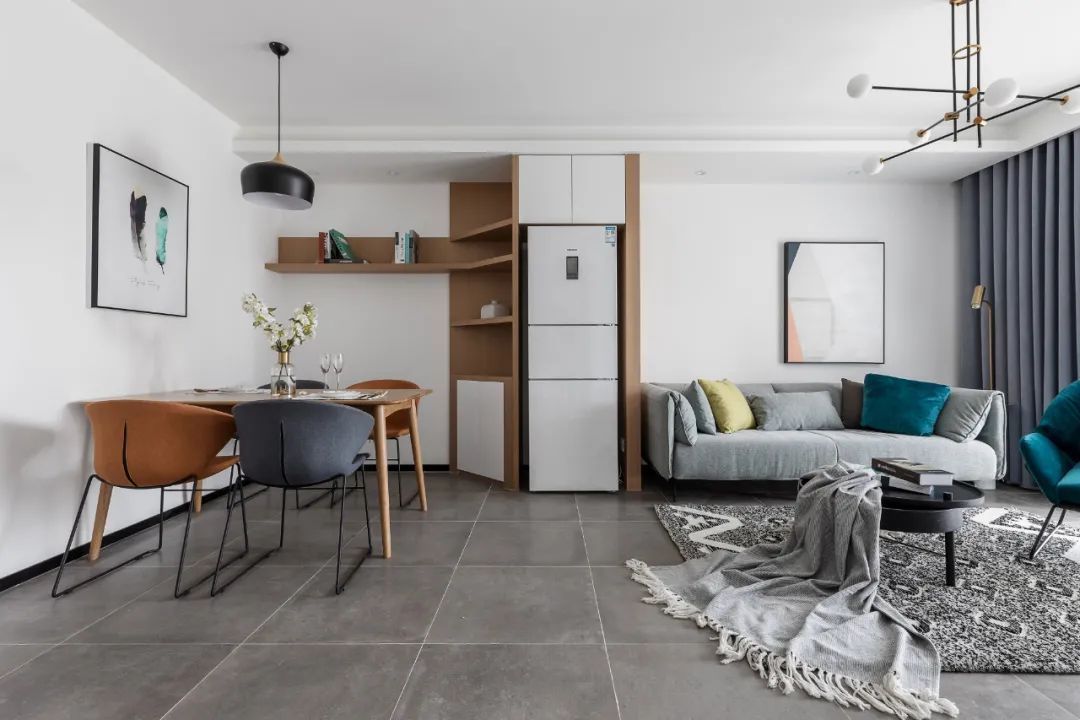 展示架|88㎡现代简约，实用与简朴，最平凡的艺术，来自生活