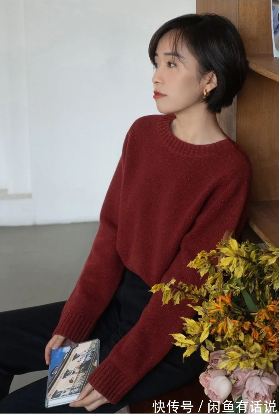 开衫|春节怎么把“新年红”穿好看?学38岁博主玩转红黑配,喜庆又洋气