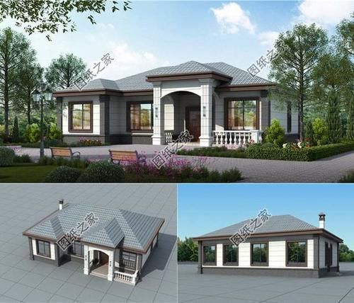 层高|5款四开间一层自建房,不大不小,要的就是住着舒服