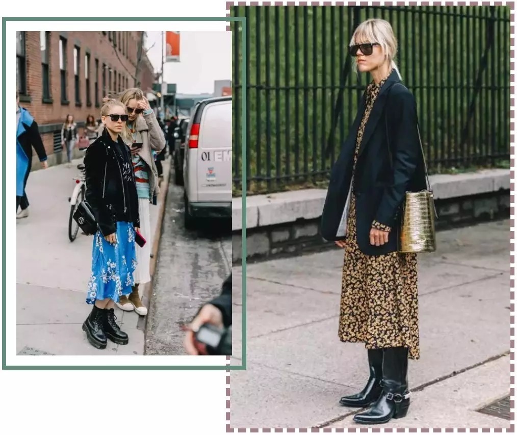 西装+裙子=早秋最in穿法,好看爆了!