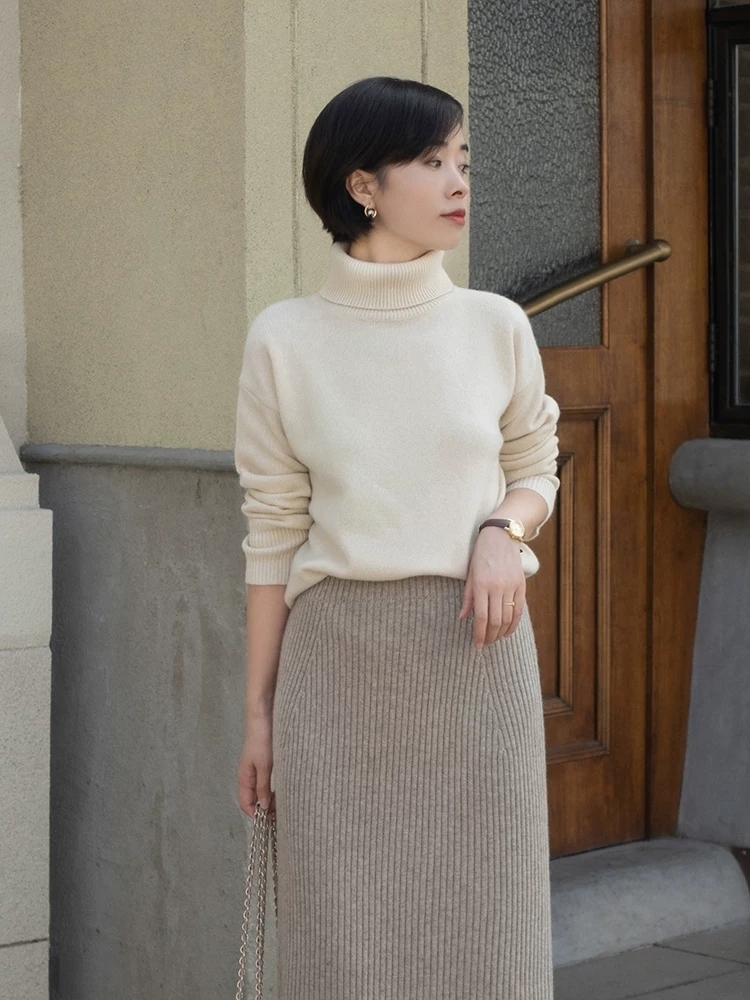 针织 温柔浪漫的小清新穿搭示范,这几套简约又日常,照着穿准没错