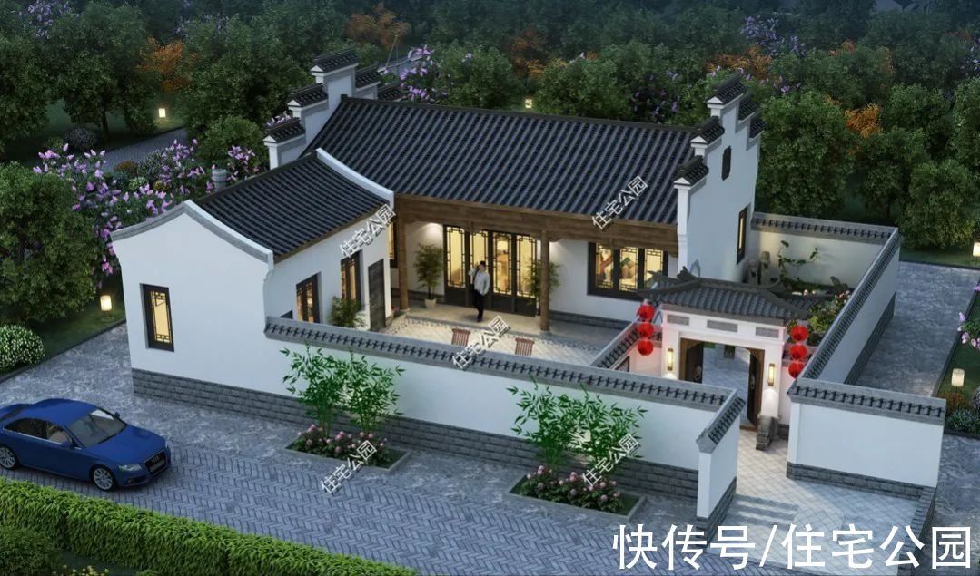 大宅|精选15套中式大宅,农村就该建这样的房子,太美了