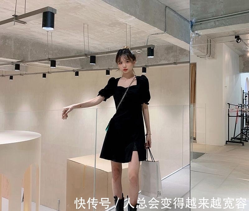 女人|女人就别乱穿衣了,学我小姑这样穿连衣裙,优雅又减龄