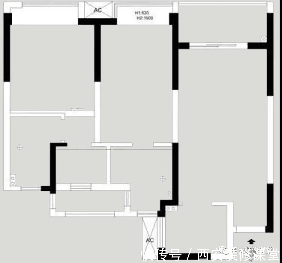 原木清新家|115㎡三室纯南户型，打造原木清新家