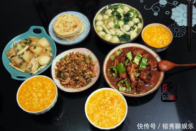 公爹来看孙女,晚餐我炒了1盘成本2元的菜,公爹:来3两小酒