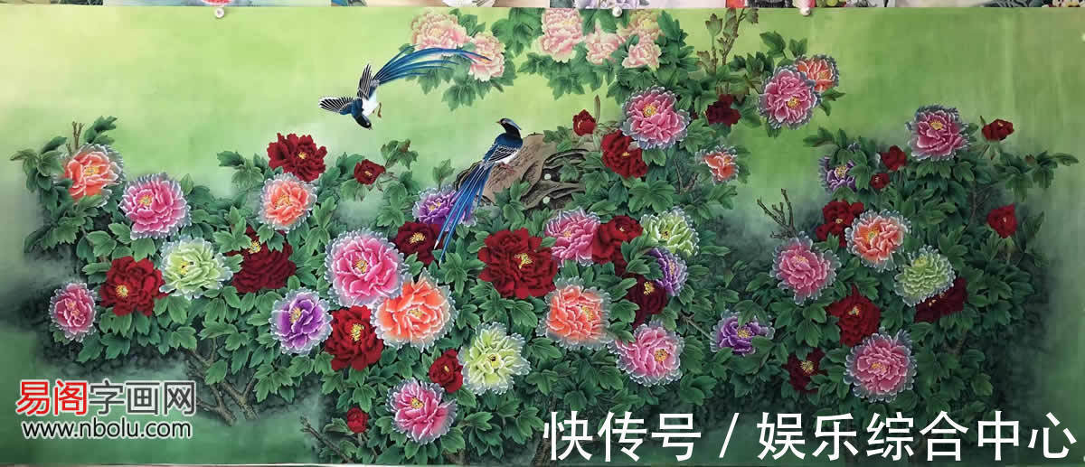 牡丹凤凰$王振兴花鸟作品,对自然万物的深情讴歌