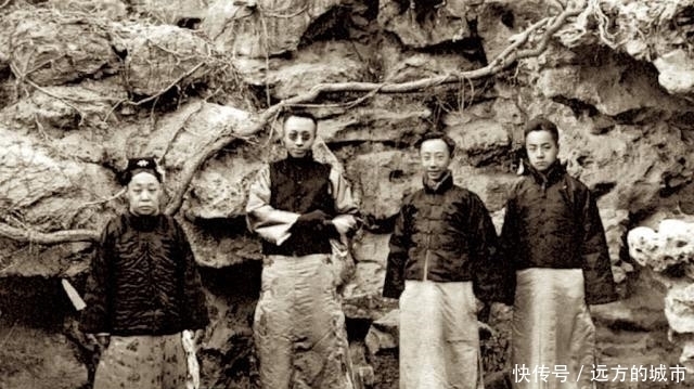 紫禁城|溥仪在紫禁城内的生活剪掉了辫子，帝王气质还在，婉容确实漂亮