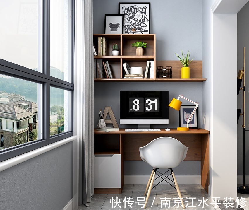 小户型|小户型书房布局,这些地方都太好用了,书房还可以是多功能的
