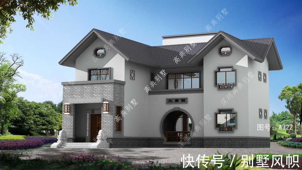 中式自建房,让人一见钟情