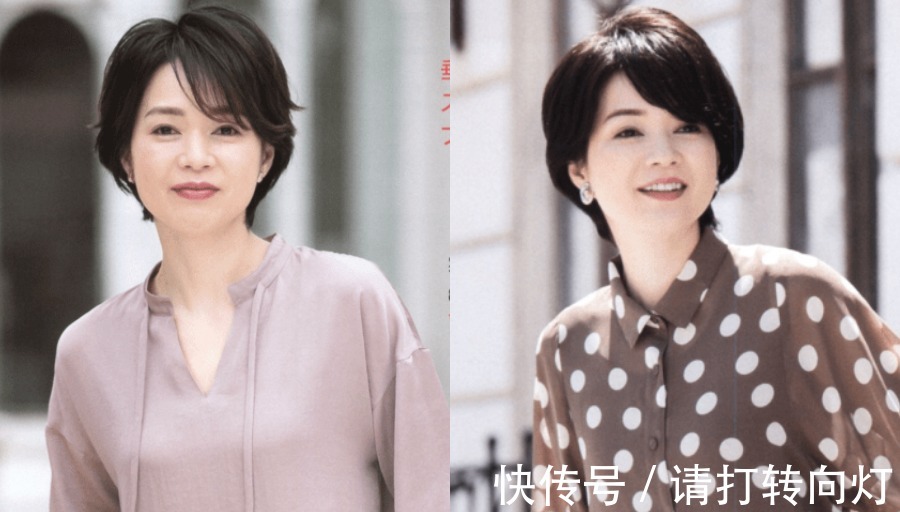 小卷 四五十岁的女性换发型,与其为了减龄去装嫩,不如优雅知性显高级