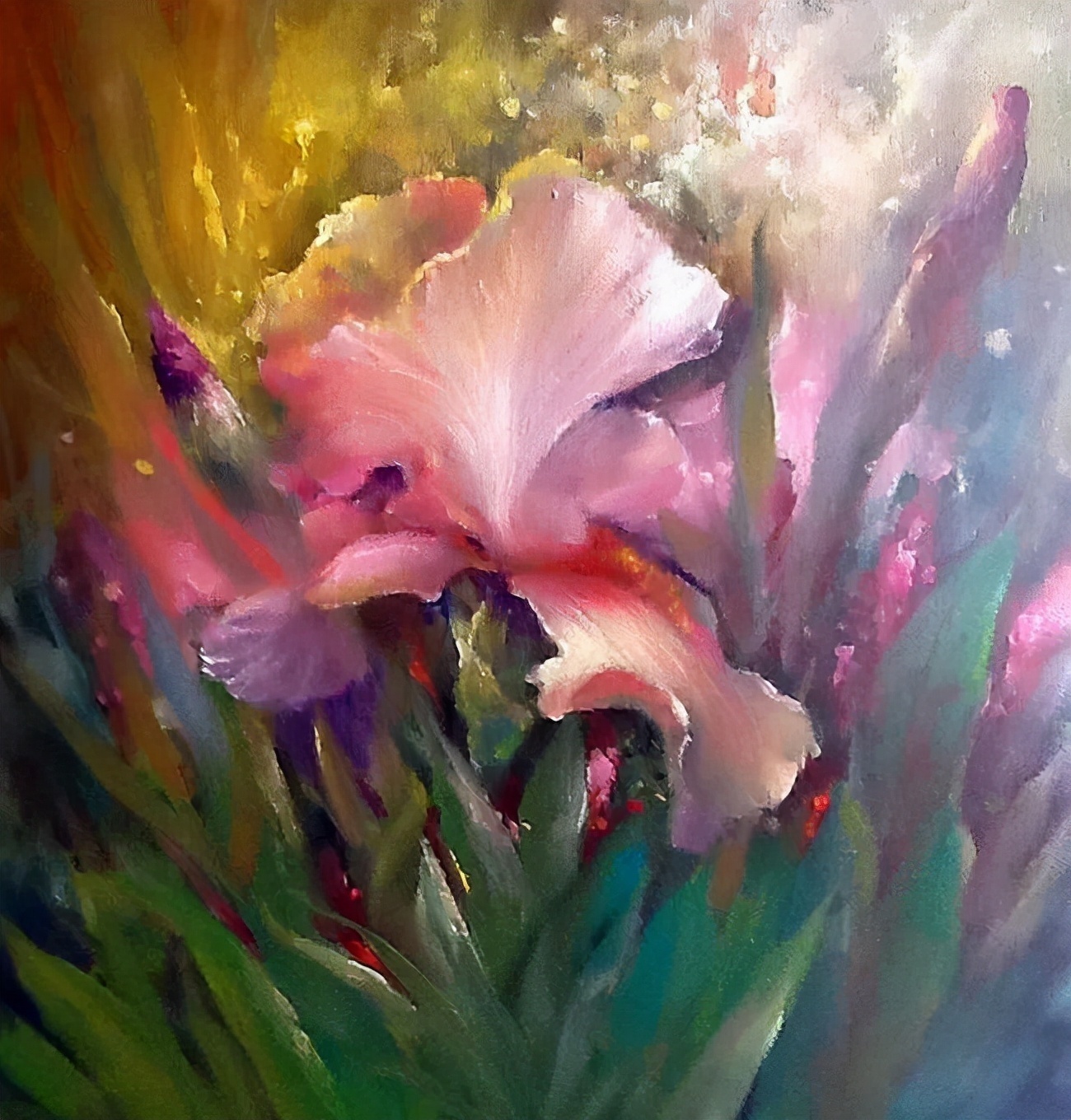 加里$这对老夫妇教授绘画40多年,画的花也太漂亮了!