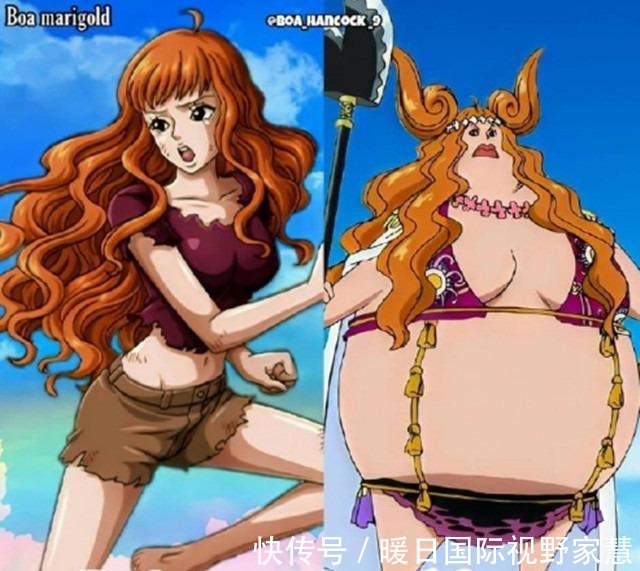 老太婆|海贼王时间真是把杀猪刀!这七位大妈年轻时谁也不比娜美差