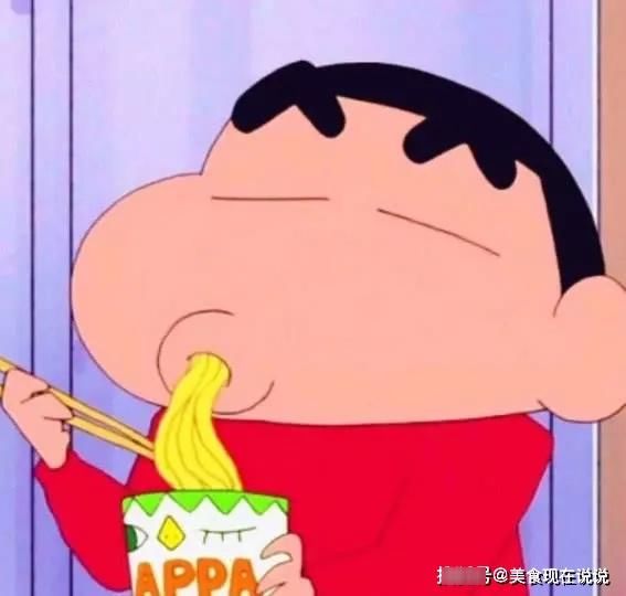 蠟筆小新|蠟筆小新“美食”頭像火了，好吃可愛就是你，網友：勸你飯點別看