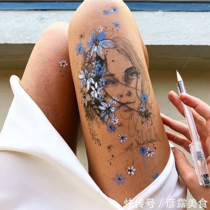 大腿#当她们掀开裙子,露出“惊艳”的大腿时,所有人都看呆了