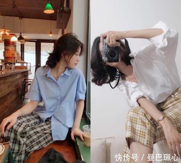 文艺|2020流行格子裤,穿上它文艺又时髦,小个子女生更离不开它