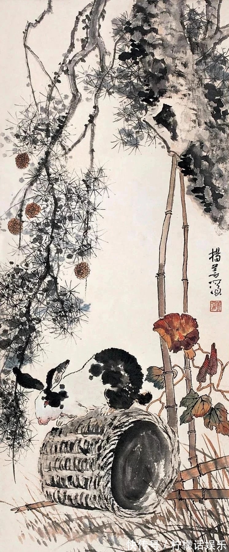 杨善深!他是声名远播的中国画大师,也是岭南画派中花鸟画的顶尖级人物