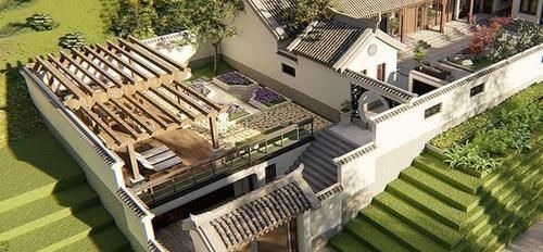 四合院|牛75万自建最美四合院,白墙黛瓦,庭院幽深,堪称传世之院