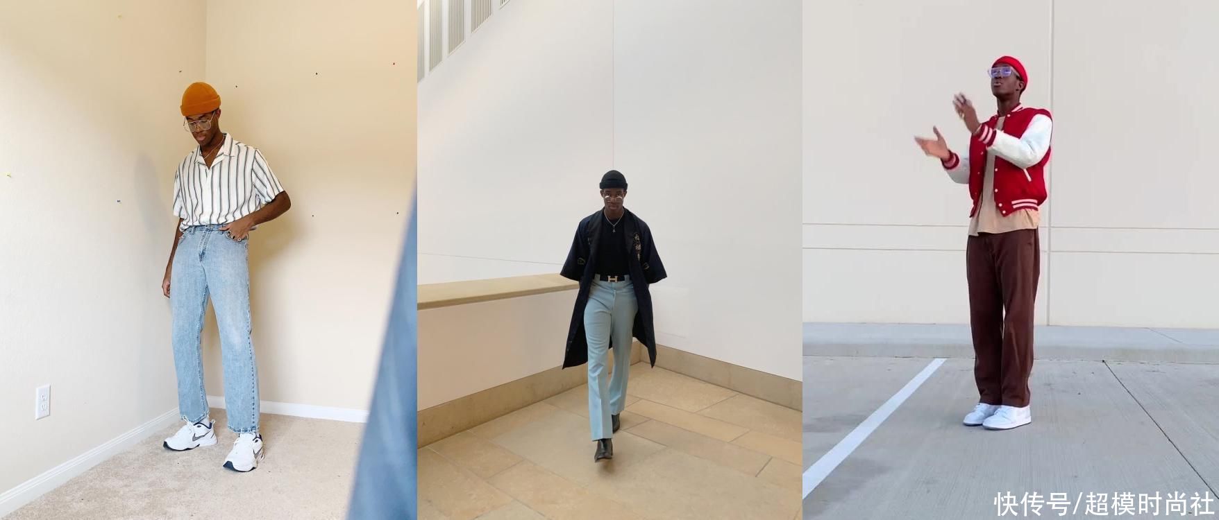 时尚模特|黑人时尚模特走红网络，复古时尚风引人注目，还获评最佳着装奖