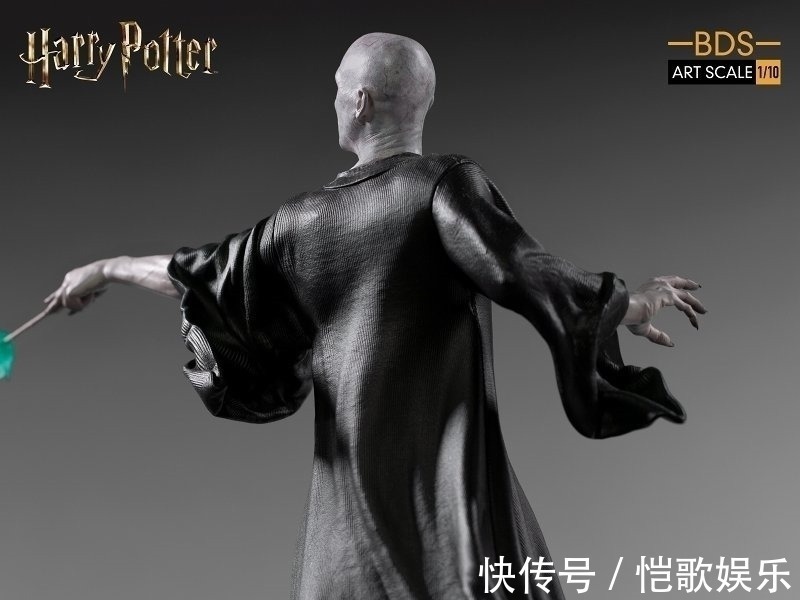 反派角色|无法直视的伏地魔手办,外形太过于真实,看了会做噩梦