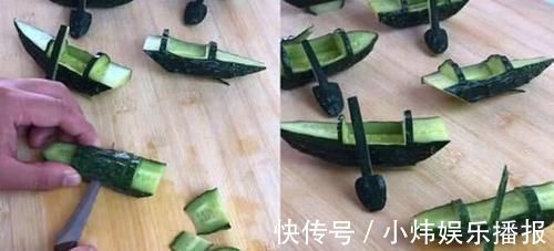 黄瓜|各国切黄瓜大pk，印度切成船，迪拜切成虾，看到中国：都让让