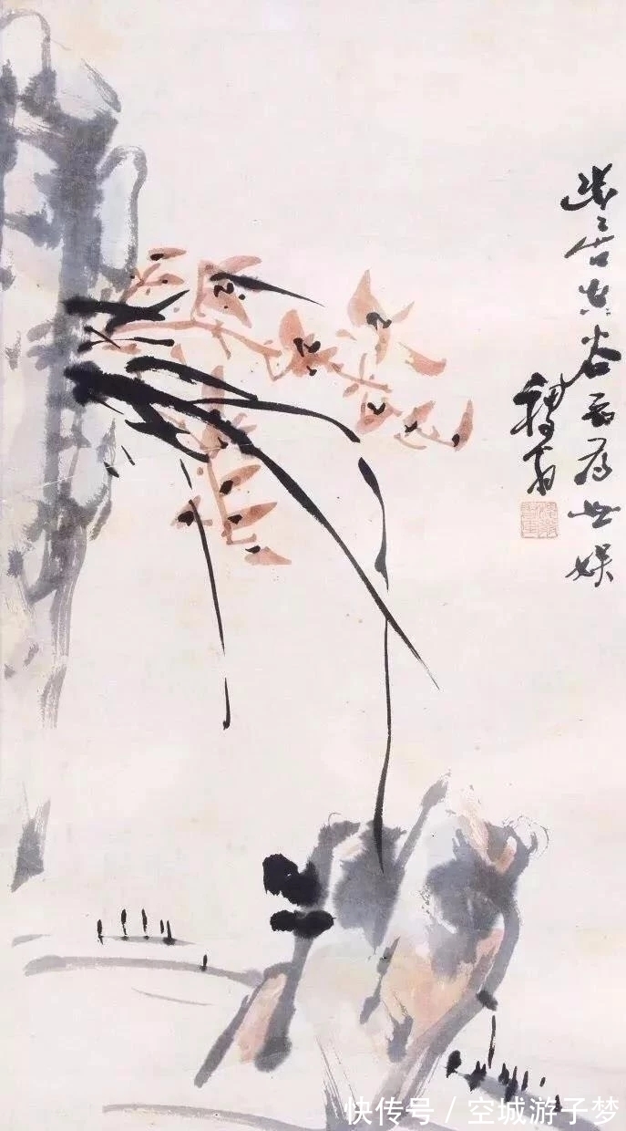 写意花鸟画@寥寥几笔好传神,莫把繁枝扰性灵|黄稷堂大写意花鸟