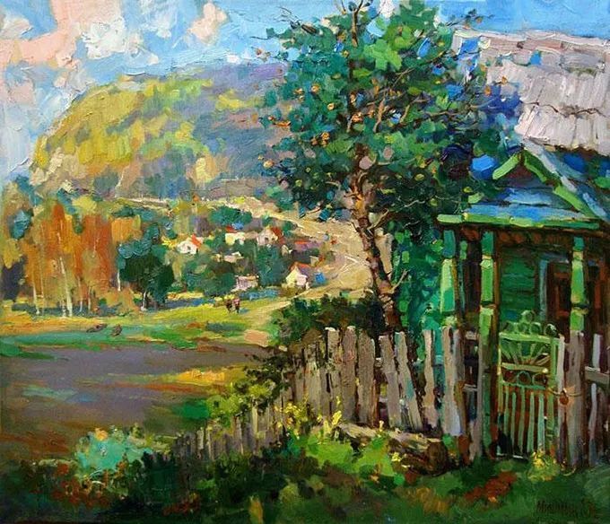 俄罗斯@浓郁的色彩,俄罗斯画家安德烈·米沙金的风景油画(一)