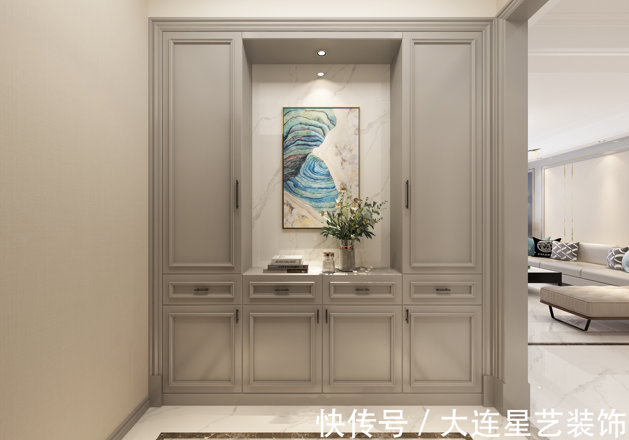 橱柜|大连装修：全屋收纳，每一个角落都能用